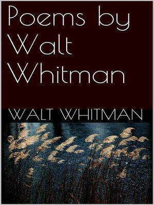 cover image of Poems by Walt Whitman
